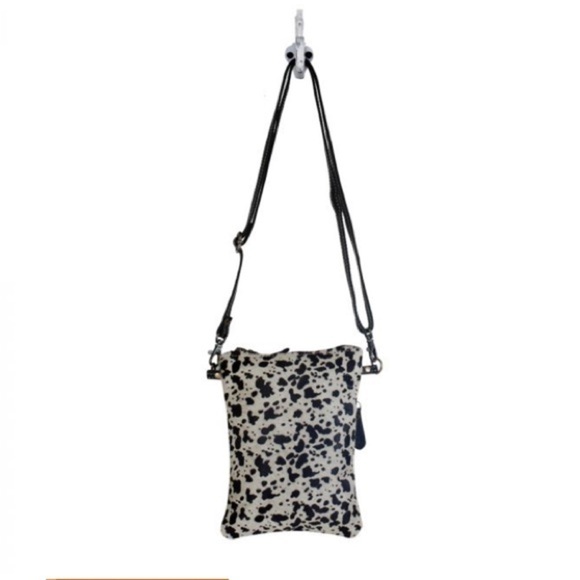 Myra dalmation print crossbody bag, adjustable - Picture 1 of 5